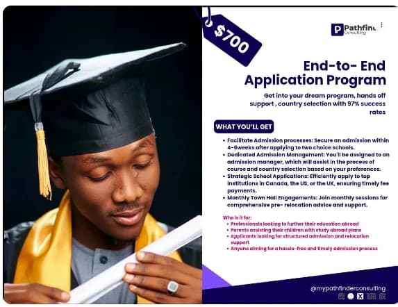 End-To-End Admission Application Program